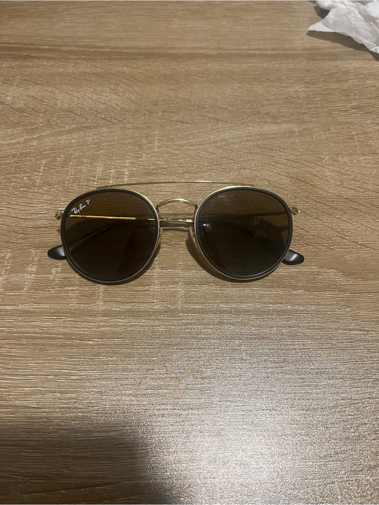Ray-Ban Accessories - Ray-Ban Aviators Gold Frame Sunglasses with Dark Brown Lenses